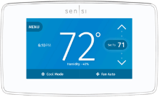 EAH Air Handler 7 sensi touch thermostat EAH Air Handler