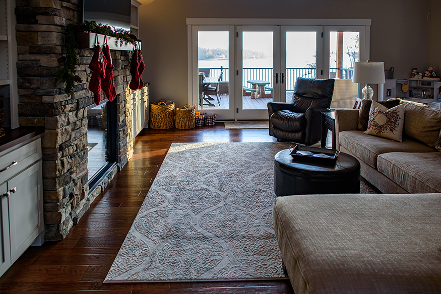 Greenville Lake House 3 greenville lake house interior living room Greenville Lake House