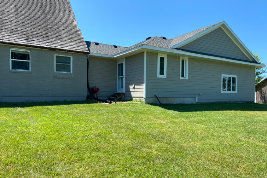 back of house La Porte Retrofit