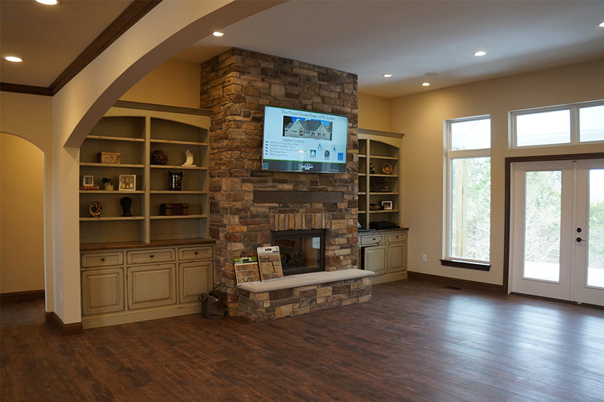 me healthy home living room Michael & Emily's Healthy Home