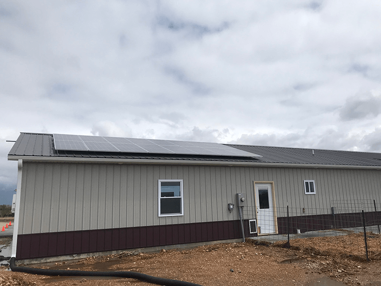 house with solar Scott and Karen's Efficient House