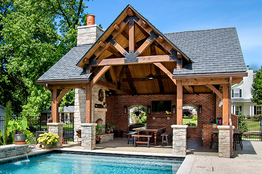 St. Louis Pool Paradise 2 pool house St. Louis Pool Paradise