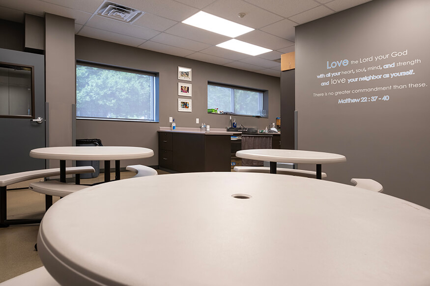 Youth Development Center Powered By Geothermal 3 The Simple Room - Kitchen