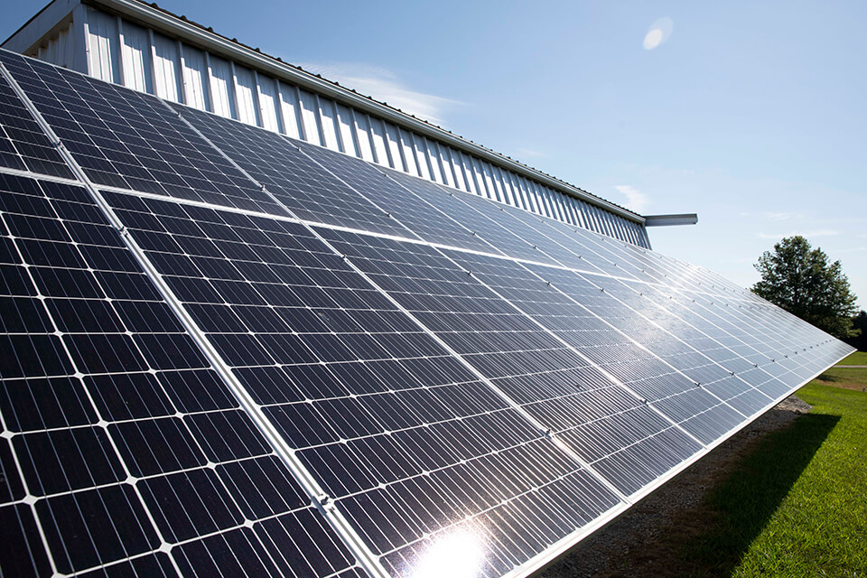 Scranton’s Solar Journey 15 solar array ground Scranton’s Solar Journey